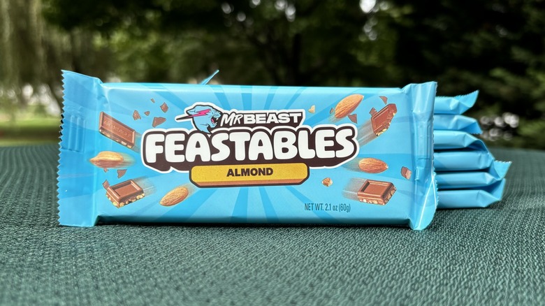 almond Feastables bar