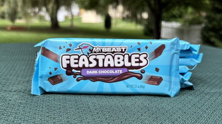 dark chocolate Feastables bar