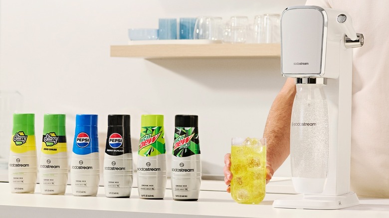 SodaStream and Pepsi flavor mixes