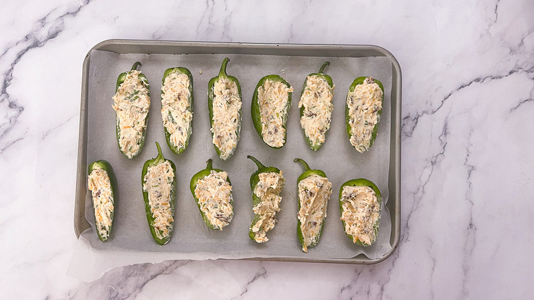 jalapeños with cheese filling