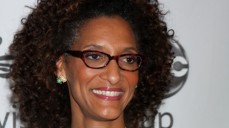 Carla Hall smiling at an event