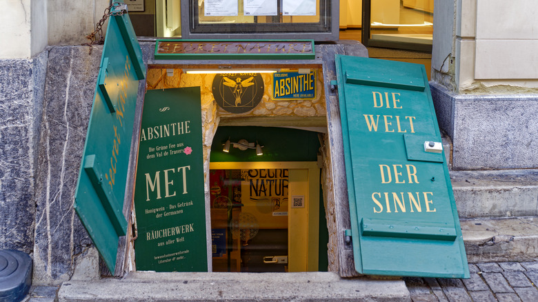 Swiss absinthe cellar 