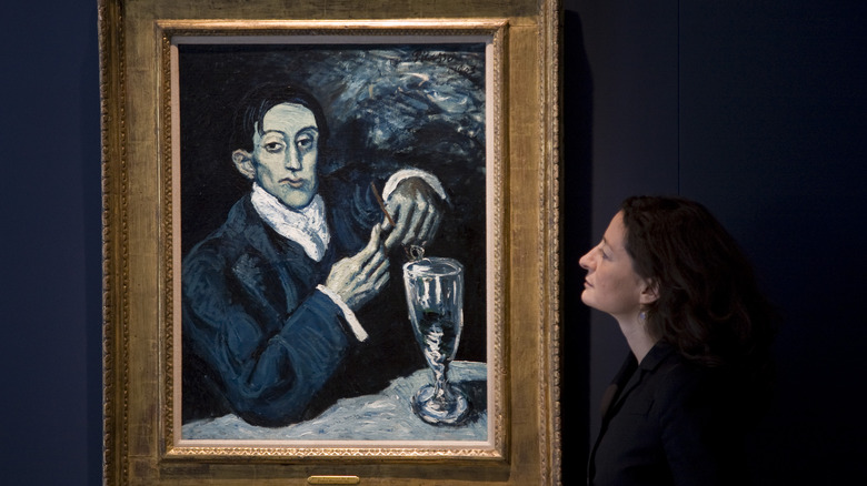 The Absinthe Drinker, Painted By Pablo Picasso 