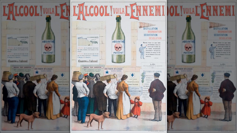 French anti-absinthe poster