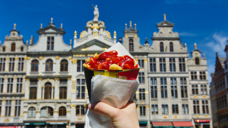 French fries in Belgium 