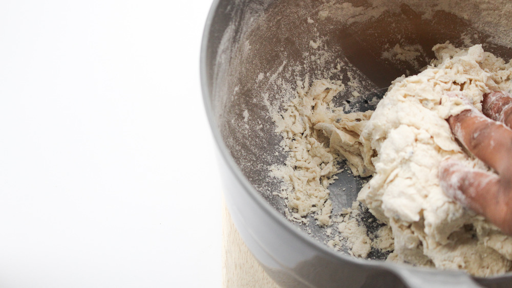 kneading dough for naan recipe