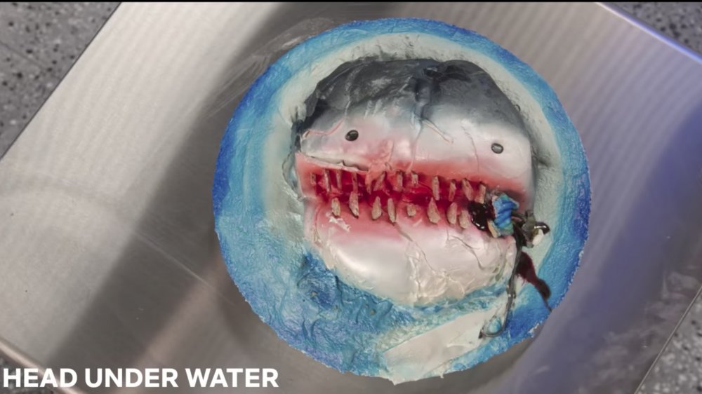 Netflix Nailed It! shark cake