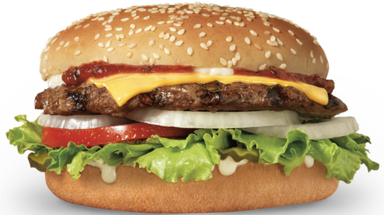 Carl's Jr cheeseburger