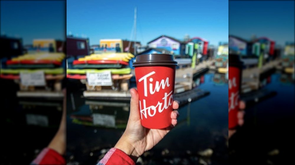 Tim Hortons hot coffee