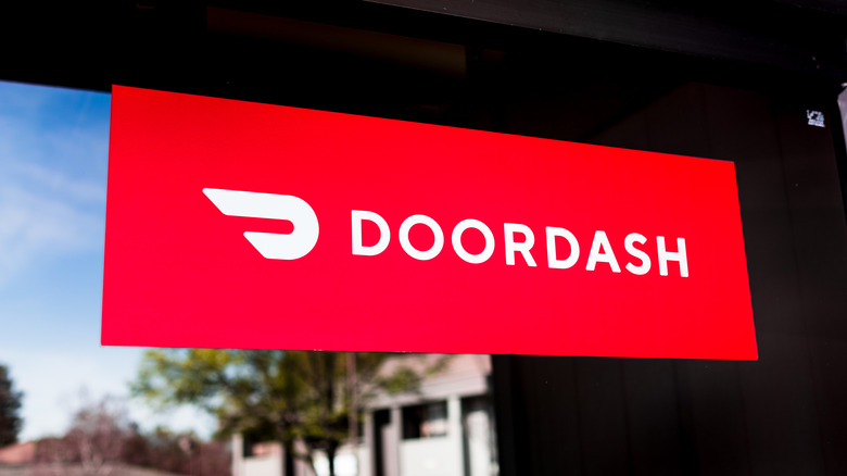 DoorDash sign