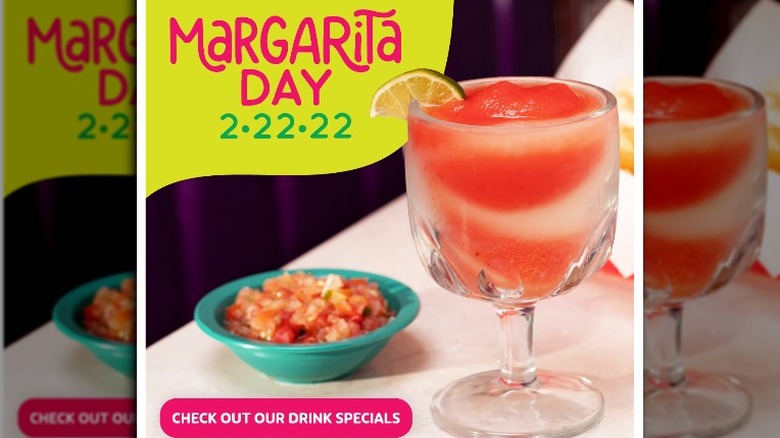 Chuy's advertisement for National Margarita Day