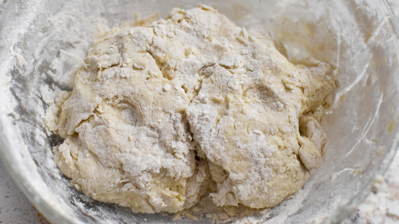 fry bread dough resting