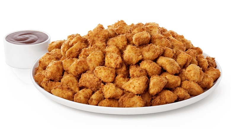 Large tray of Chick-fil-A nuggets