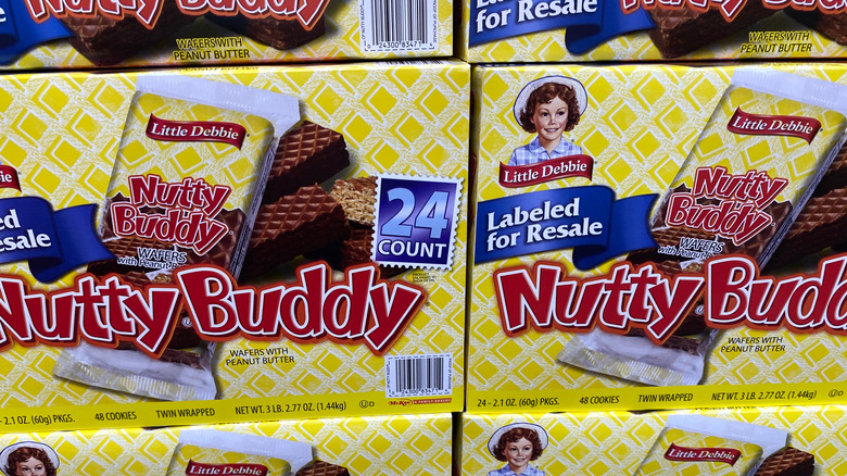 yellow nutty buddy boxes