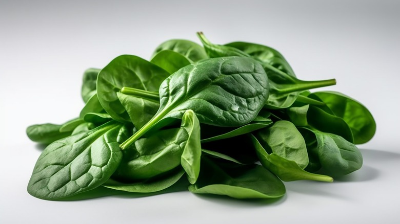 Pile of spinach