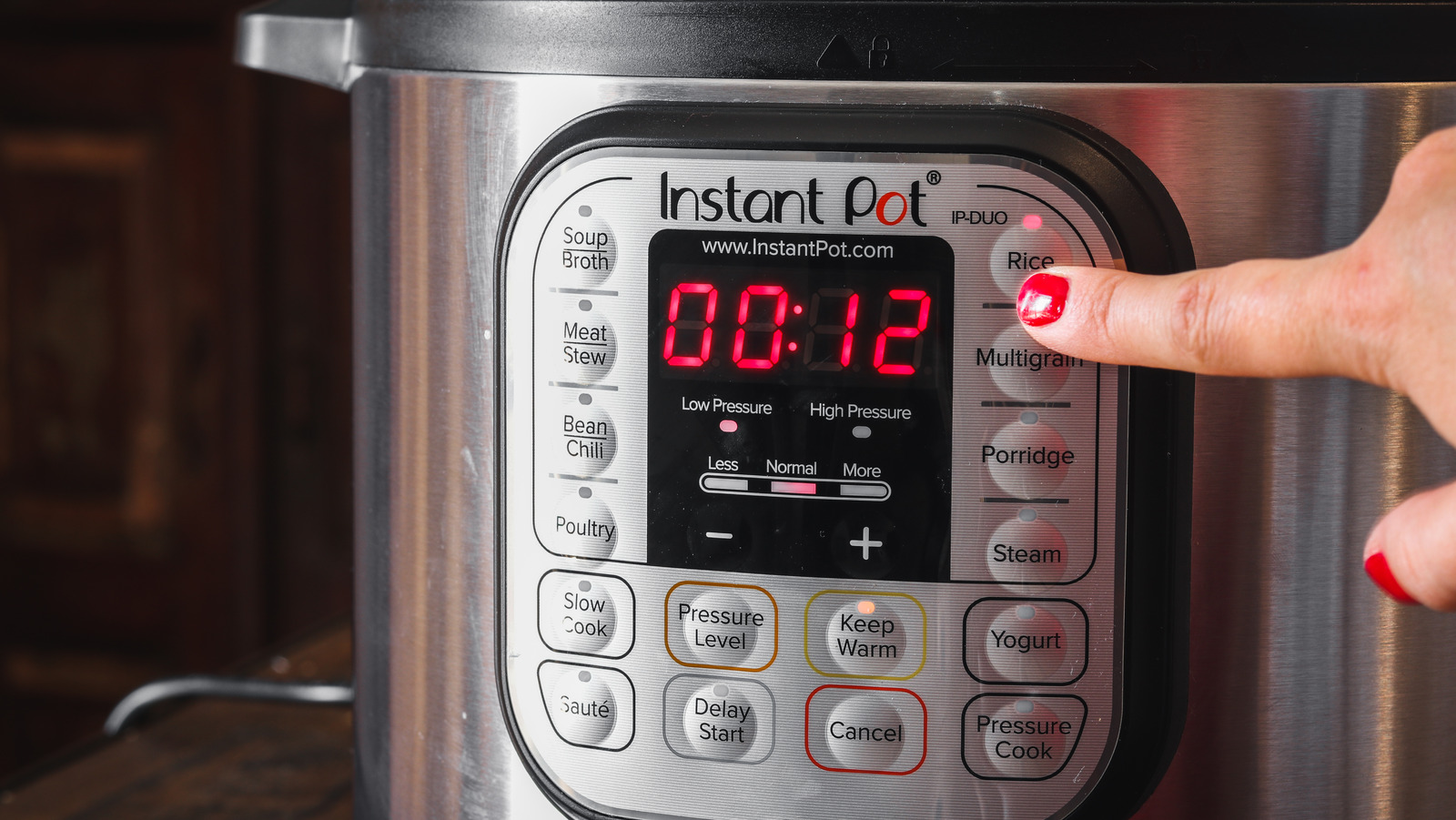 how to set instant pot