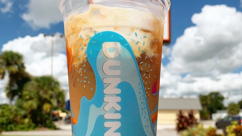 Dunkin' cold brew pumpkin coffee