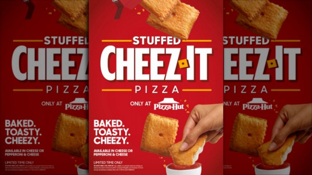 Stuffed Cheez-It Pizzas