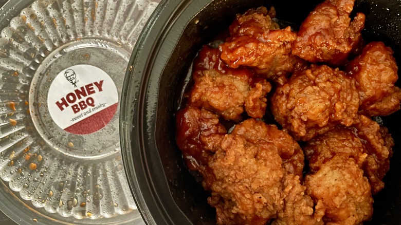 KFC's Honey BBQ Saucy Nuggets