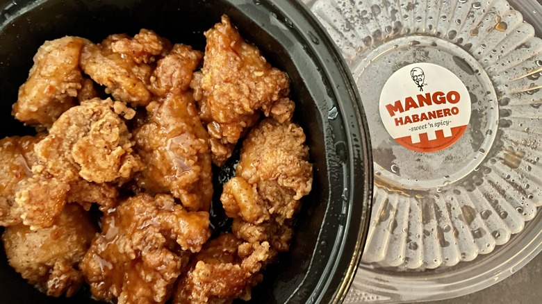 KFC's Mango Habanero Saucy Nuggets