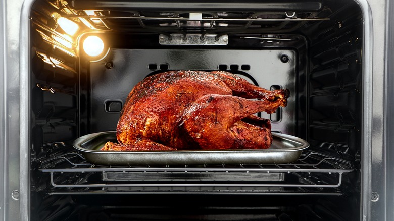 Turkey in the oven