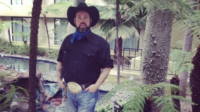 chef lenny mcnab in cowboy hat