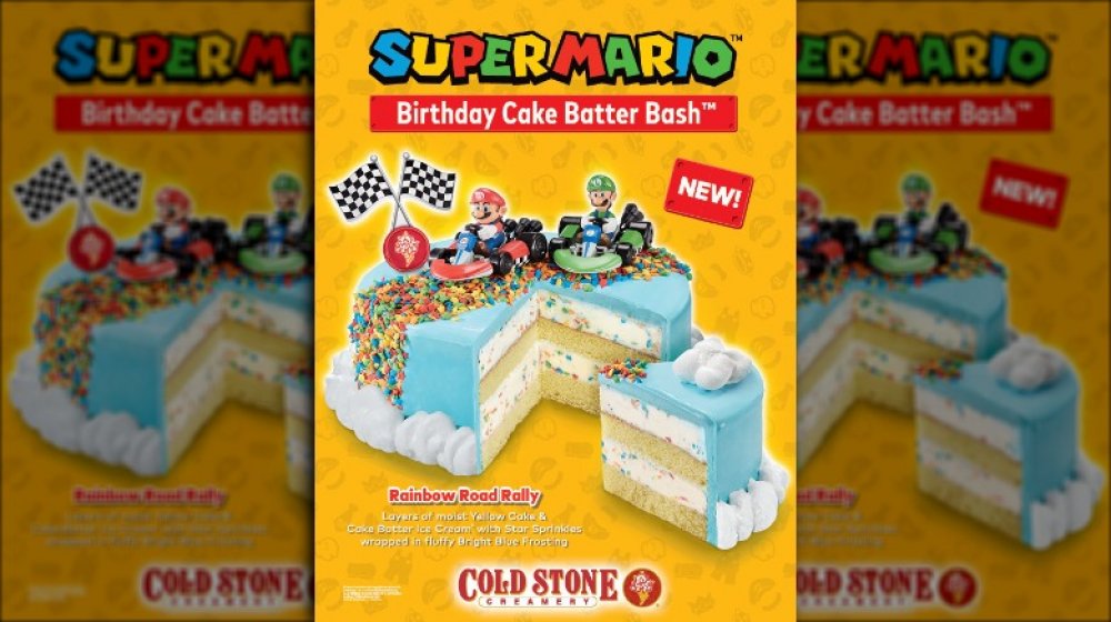 Cold Stone Creamery's Mario ice cream cake