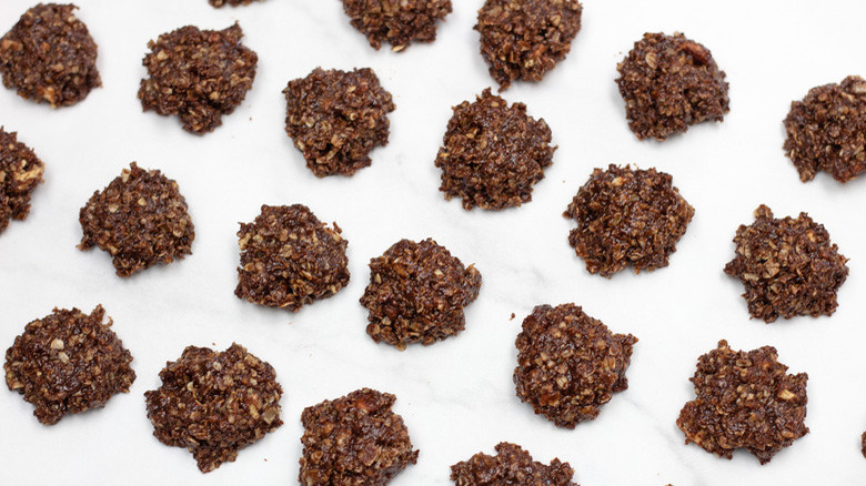 cookies on parchment paper