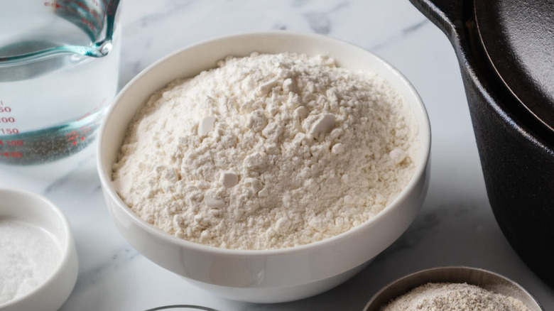 bowl of flour