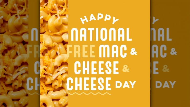 Happy free Mac and Cheese sign