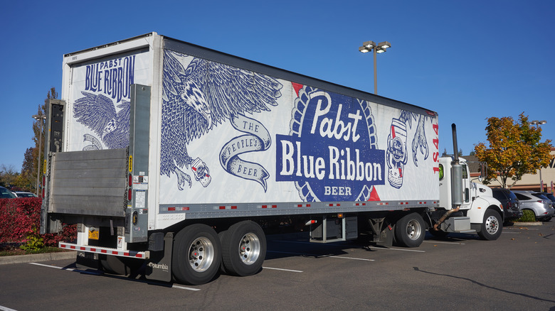 Pabst branded lorry