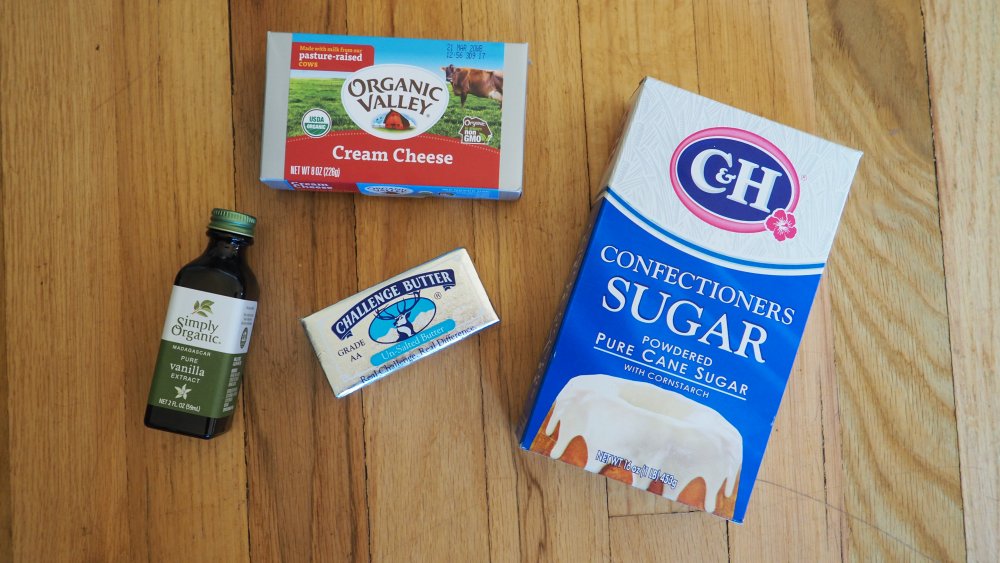 cream cheese frosting ingredients for this Nothing Bundt Cakes copycat recipe