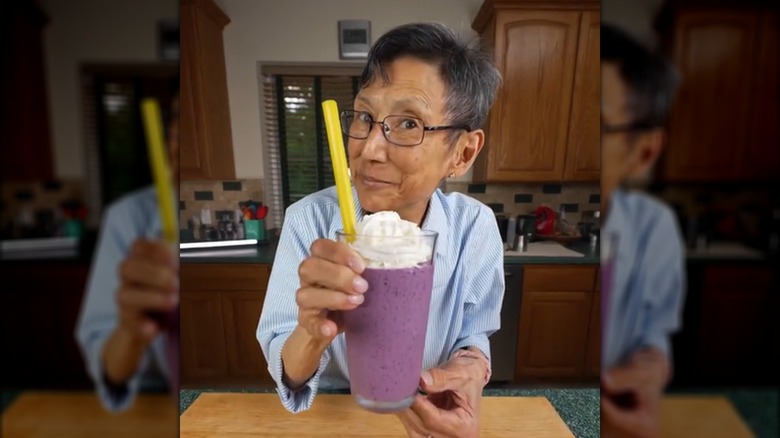 Lynja's Grimace shake