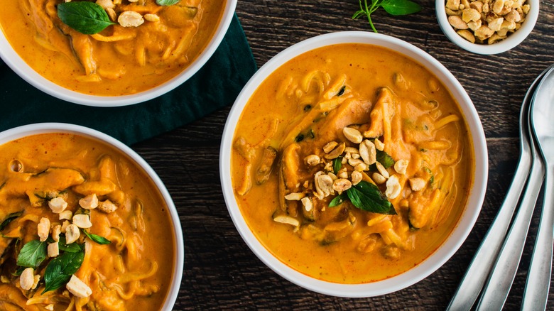 Bowls of peanut stew