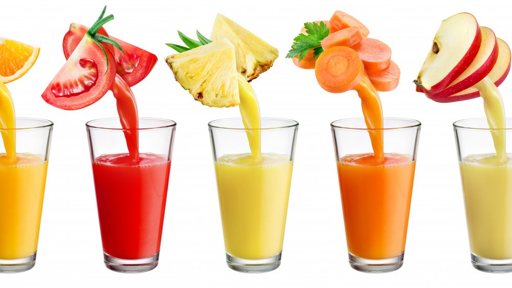 Juices and fruits