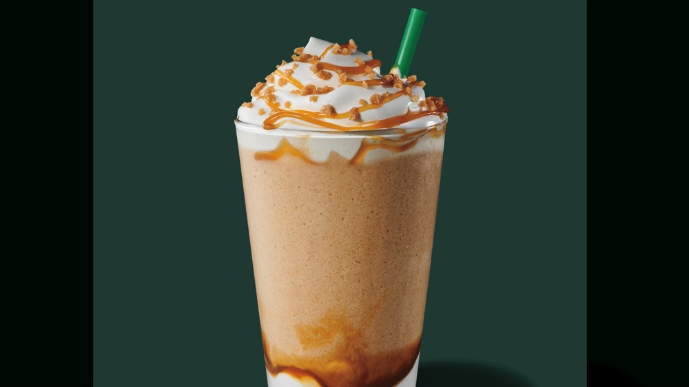 Caramel Ribbon Crunch Frappuccino