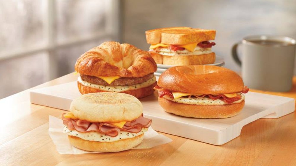 Dunkin Donuts egg sandwiches