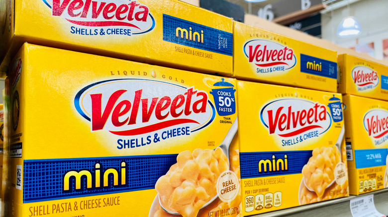 Velveeta pasta in boxes