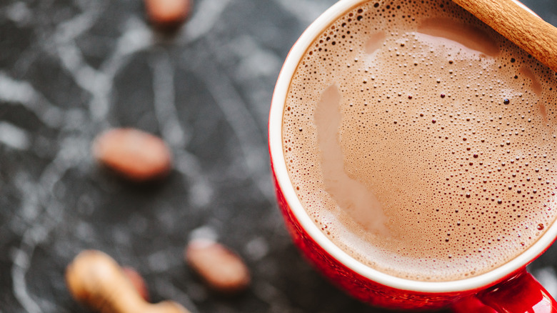 mug of hot chocolate