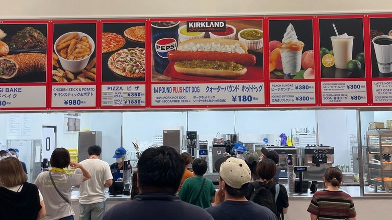 People at Japanese food court