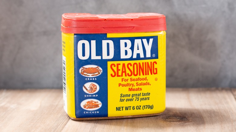 Old Bay seasoning container