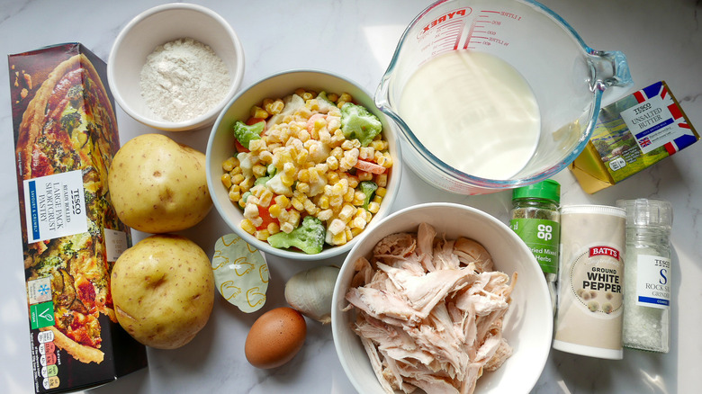 chicken pot pie ingredients