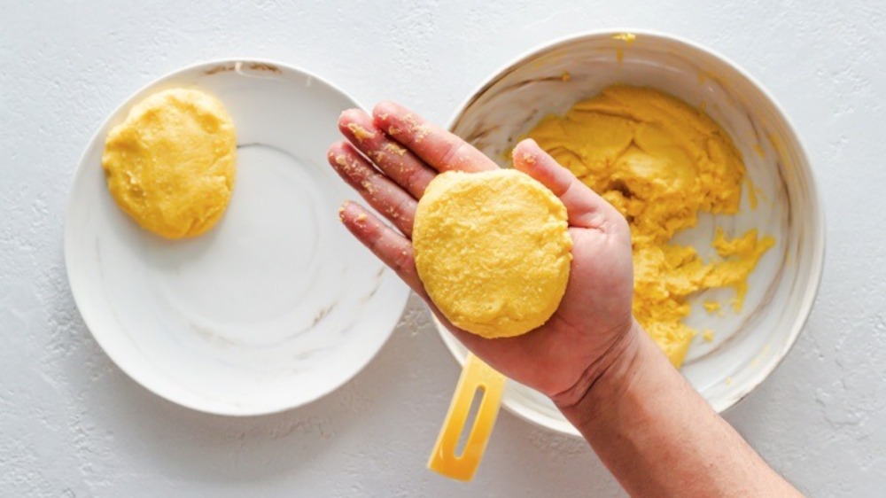 old-fashioned corn pone patties