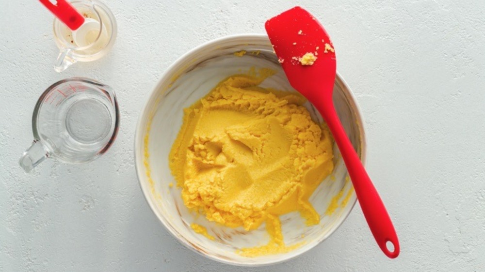 old-fashioned corn pone prep