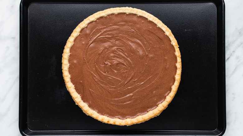 unbaked old fashioned fudge pie