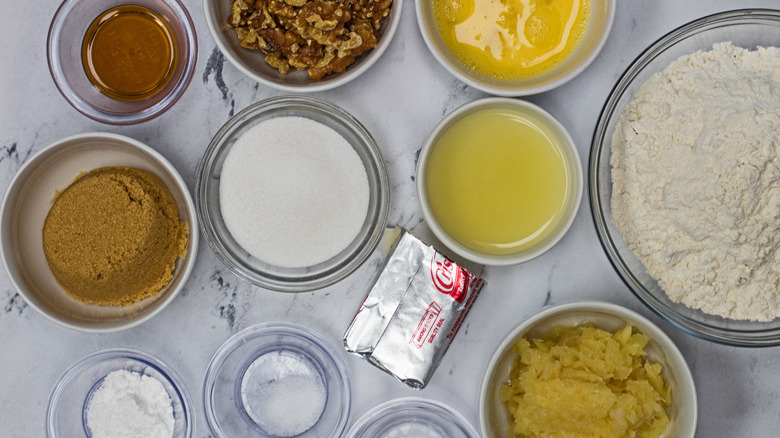 ingredients for pineapple drop cookies