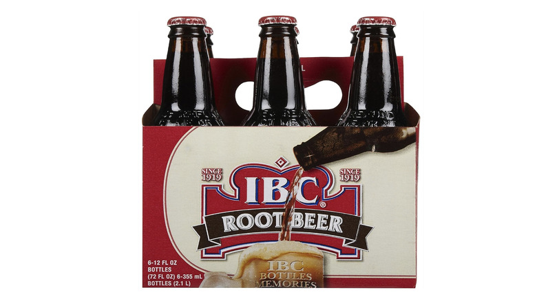 Carton of IBC Root Beer 