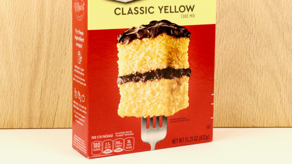 yellow cake boxed mix