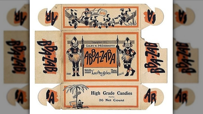 Abba-Zaba candy wrapper