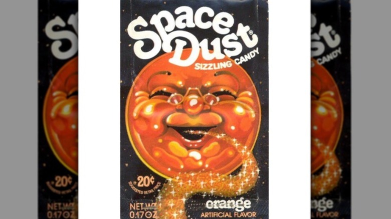 space dust candy wrapper